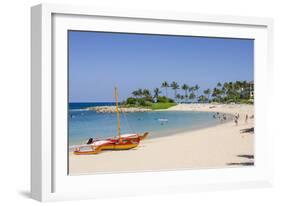 Ko Olina Beach, West Coast, Oahu, Hawaii, United States of America, Pacific-Michael DeFreitas-Framed Photographic Print