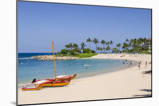 Ko Olina Beach, West Coast, Oahu, Hawaii, United States of America, Pacific-Michael DeFreitas-Mounted Photographic Print