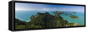 Ko Wat Ta Lap Lookout, Ang Thong National Marine Park, Ko Samui, Thailand-Michele Falzone-Framed Stretched Canvas