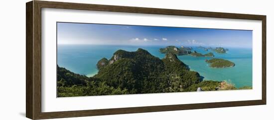 Ko Wat Ta Lap Lookout, Ang Thong National Marine Park, Ko Samui, Thailand-Michele Falzone-Framed Photographic Print