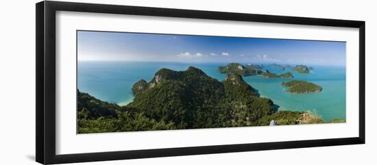 Ko Wat Ta Lap Lookout, Ang Thong National Marine Park, Ko Samui, Thailand-Michele Falzone-Framed Photographic Print