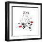 Koala Flying on the Rocket to the Moon-Olga_Angelloz-Framed Art Print