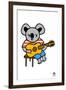 Koala with Guitar-Jane Foster-Framed Art Print