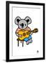 Koala with Guitar-Jane Foster-Framed Art Print