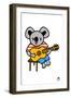 Koala with Guitar-Jane Foster-Framed Art Print