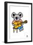 Koala with Guitar-Jane Foster-Framed Art Print