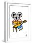 Koala with Guitar-Jane Foster-Framed Art Print