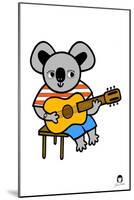 Koala with Guitar-Jane Foster-Mounted Art Print