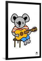 Koala with Guitar-Jane Foster-Framed Art Print