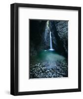 Kobarid waterfall, Kobarid, Caporetto, Gorizia, Triglav National Park, Upper Carniola, Slovenia-Ben Pipe-Framed Photographic Print