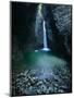 Kobarid waterfall, Kobarid, Caporetto, Gorizia, Triglav National Park, Upper Carniola, Slovenia-Ben Pipe-Mounted Photographic Print