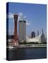 Kobe Port Tower and Maritime Museum, Meriken Park, Kobe, Kansai, Japan-null-Stretched Canvas