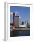 Kobe Port Tower and Maritime Museum, Meriken Park, Kobe, Kansai, Japan-null-Framed Giclee Print