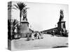 Kobri El Gezira Bridge, Cairo, C.1880-J. Pascal Sebah-Stretched Canvas