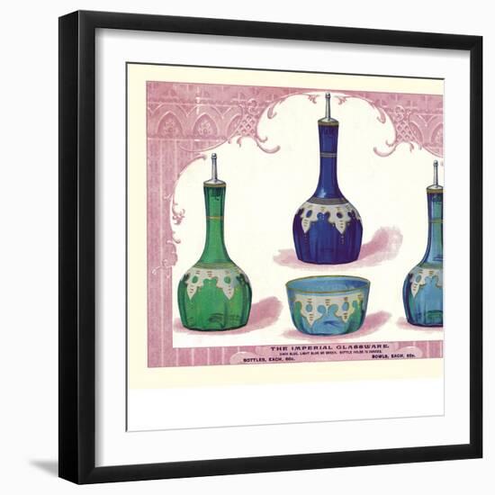 Koch's Imperial Glasswares-null-Framed Art Print