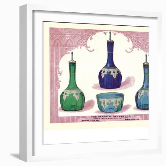 Koch's Imperial Glasswares-null-Framed Art Print