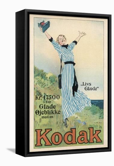 Kodak Advert 1913-null-Framed Stretched Canvas