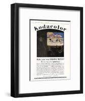 Kodak Advert 1929-null-Framed Art Print