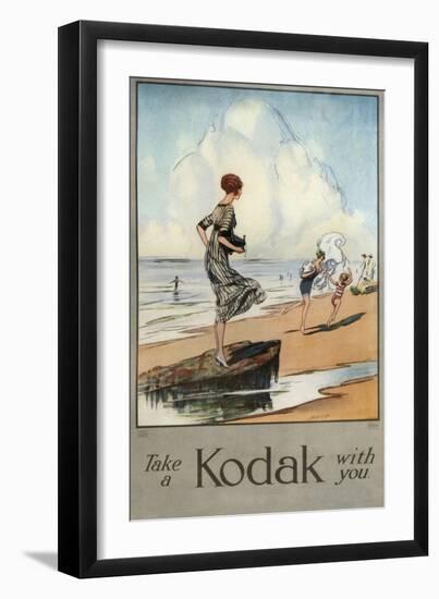 Kodak-Claude A Shepperson-Framed Photographic Print