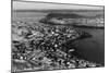 Kodiak, Alaska - Aerial View of Town-Lantern Press-Mounted Art Print