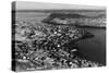 Kodiak, Alaska - Aerial View of Town-Lantern Press-Stretched Canvas