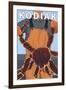 Kodiak, Alaska - Alaskan King Crab-Lantern Press-Framed Art Print