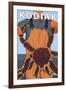 Kodiak, Alaska - Alaskan King Crab-Lantern Press-Framed Art Print