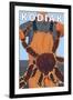 Kodiak, Alaska - Alaskan King Crab-Lantern Press-Framed Art Print