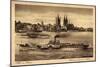 Köln Rhein, FlUSS Mit Dom, Dampfer Prinz Heinrich-null-Mounted Giclee Print