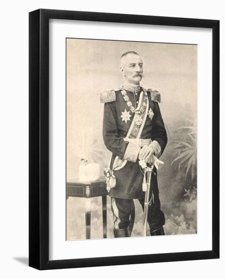 König Peter I, Von Serbien Und Kroatien Mit Säbel-null-Framed Giclee Print