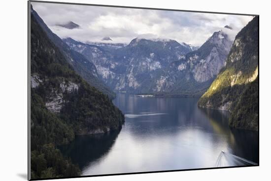 Königssee, Berchtesgaden NP, Bavaria, GER: Fjord-Like Königssee (Lake)-Axel Brunst-Mounted Photographic Print