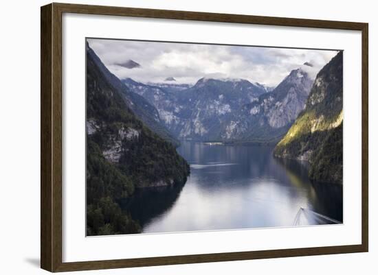 Königssee, Berchtesgaden NP, Bavaria, GER: Fjord-Like Königssee (Lake)-Axel Brunst-Framed Photographic Print