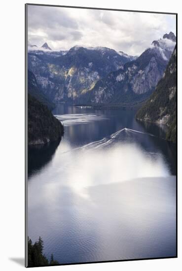 Königssee, Berchtesgaden NP, Bavaria, GER: Fjord-Like Königssee, St. Bartholomä Pilgrimage Church-Axel Brunst-Mounted Photographic Print