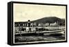 Königswinter, Blick Auf Den Hafen, Dampfer, Häuser-null-Framed Stretched Canvas