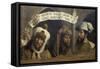 Koepfe Dreier Biblischer Propheten-Quinten Massys-Framed Stretched Canvas