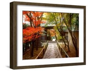 Koetsuji Temple in Autumn-null-Framed Photographic Print