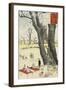 Koganei, Cherry Blossoms from Sketches of Famous Places in Japan, 1896-Kobayashi Kiyochika-Framed Giclee Print