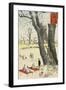 Koganei, Cherry Blossoms from Sketches of Famous Places in Japan, 1896-Kobayashi Kiyochika-Framed Giclee Print