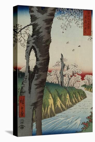 Koganei in Musashi Province, from the Series 'Thirty-Six Views of Mt. Fuji'-Ando Hiroshige-Stretched Canvas