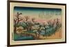 Koganeibashi No Sekisho-Utagawa Hiroshige-Framed Giclee Print