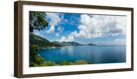 Koh Tao as seen from the peak on Koh Nang Yuan, Thailand, Southeast Asia, Asia-Logan Brown-Framed Photographic Print