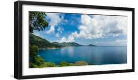 Koh Tao as seen from the peak on Koh Nang Yuan, Thailand, Southeast Asia, Asia-Logan Brown-Framed Photographic Print