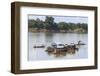 Koh Trong Island. Floating Vietnamese fishing village across the Mekong River from Kratie, Cambodia-Yvette Cardozo-Framed Photographic Print