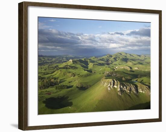 Kohinurakau Range and Mount Erin, Hawkes Bay, North Island, New Zealand-David Wall-Framed Photographic Print