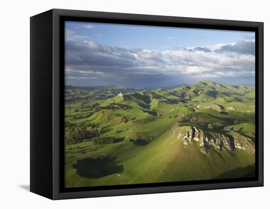 Kohinurakau Range and Mount Erin, Hawkes Bay, North Island, New Zealand-David Wall-Framed Stretched Canvas