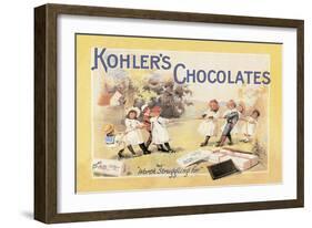 Kohler's Chocolates-null-Framed Art Print