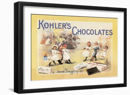 Kohler's Chocolates-null-Framed Art Print