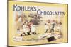 Kohler's Chocolates-null-Mounted Art Print