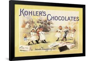 Kohler's Chocolates-null-Framed Art Print