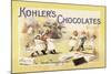 Kohler's Chocolates-null-Mounted Art Print